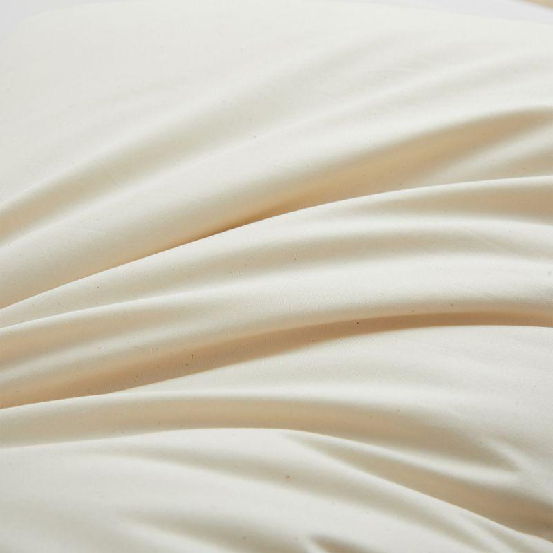 Peace Nest 100% Organic Cotton Down Feather Bed Pillows Set of 2, Pillow-in-a-pillow design, Non-Gusset, Standard