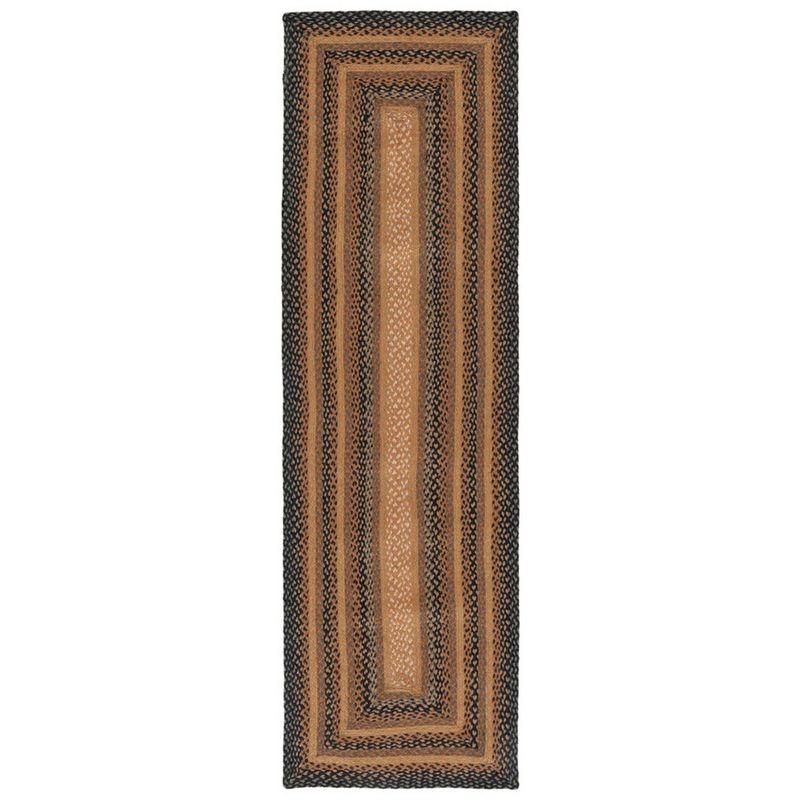 Braided BRD652 Flat Weave Indoor Runner Rug - Natural/Sage - 2'3"x8' - Safavieh