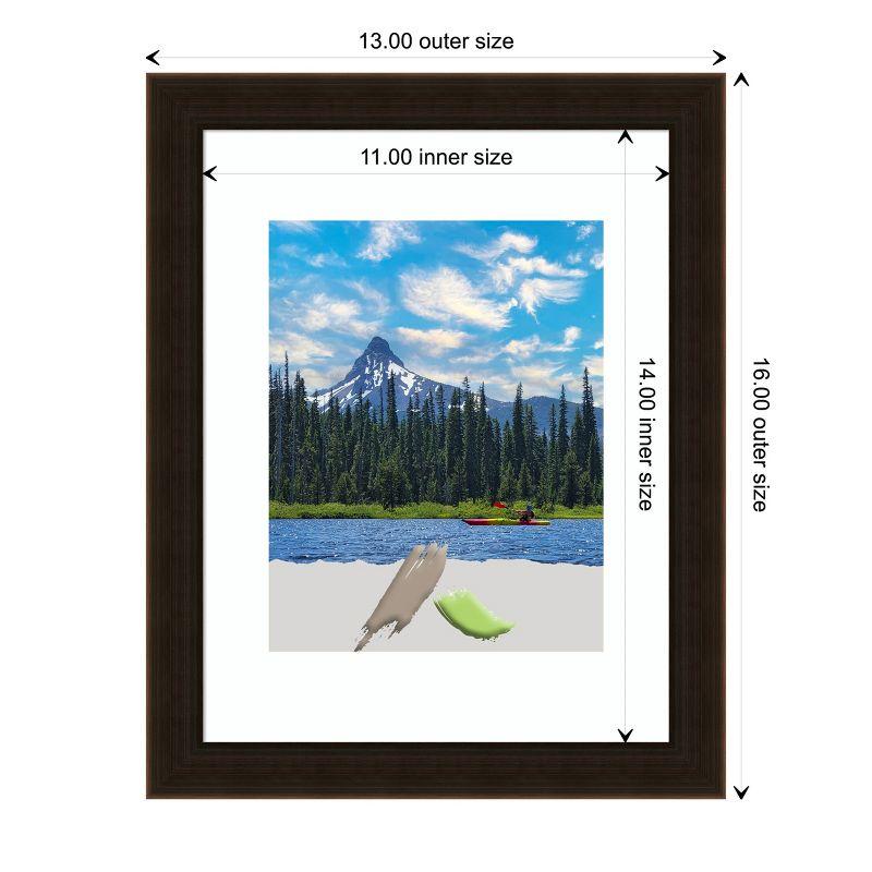 Amanti Art Espresso Brown Wood Picture Frame