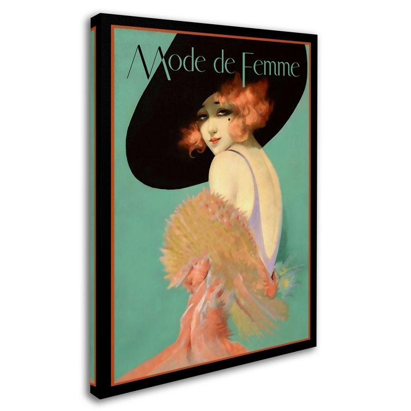 Trademark Fine Art " Fashion Women 27 " by Vintage Lavoie