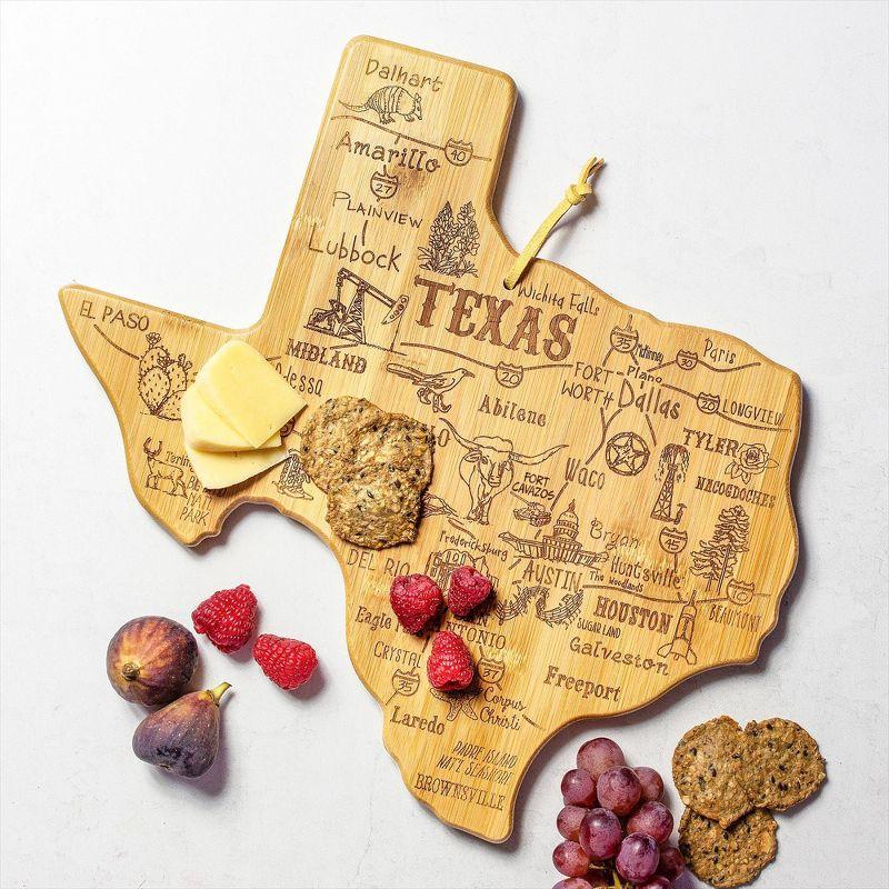 Totally Bamboo Destination Texas Cutting Board