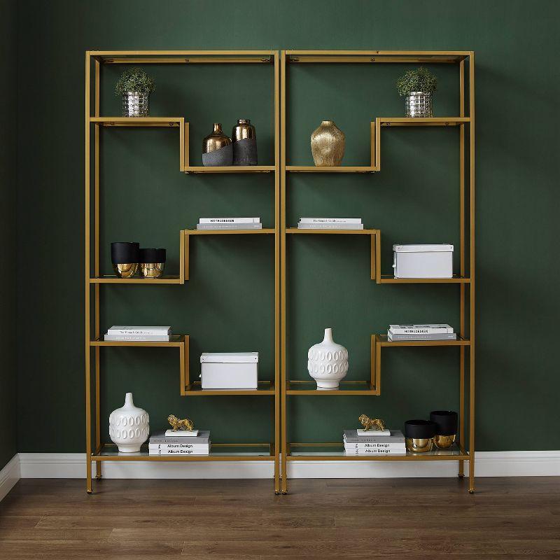 78" 2pc Sloane Etagere Set - Crosley