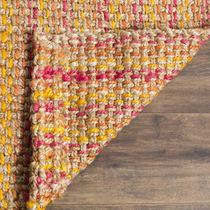 Natural Fiber NF262 Hand Woven Indoor Accent Rug - Pink/Multi - 3'x5' - Safavieh