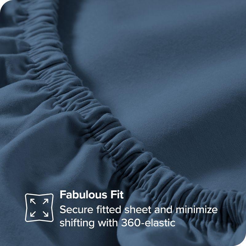 Bare Home 100% Cotton Percale Sheet Set