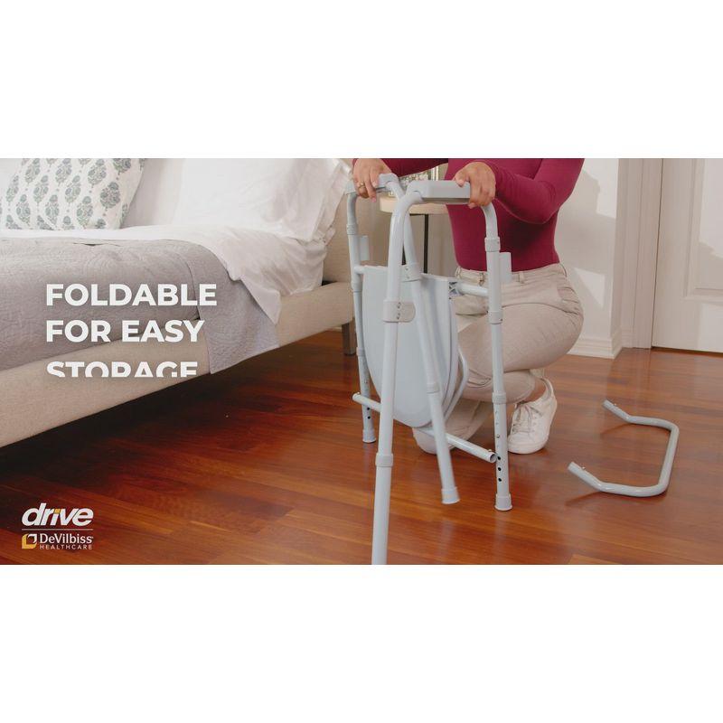 Drive Medical Steel Folding Bedside Commode