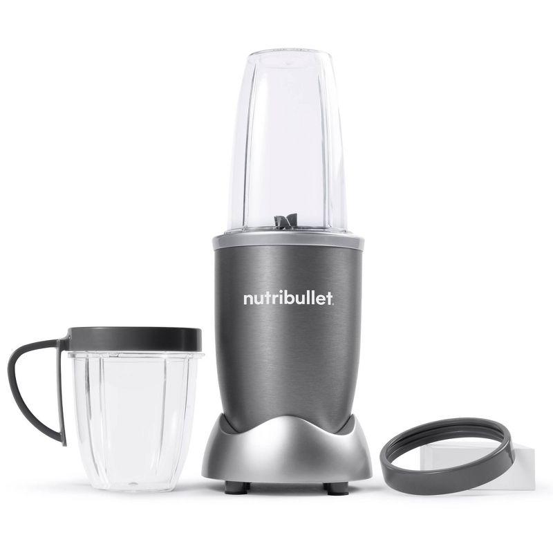 nutribullet Original Personal Blender 600W Silver: Stainless Steel Blades, Smoothie Maker, Dishwasher-Safe Parts