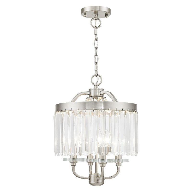 Livex Lighting Ashton 4 - Light Chandelier in  Brushed Nickel