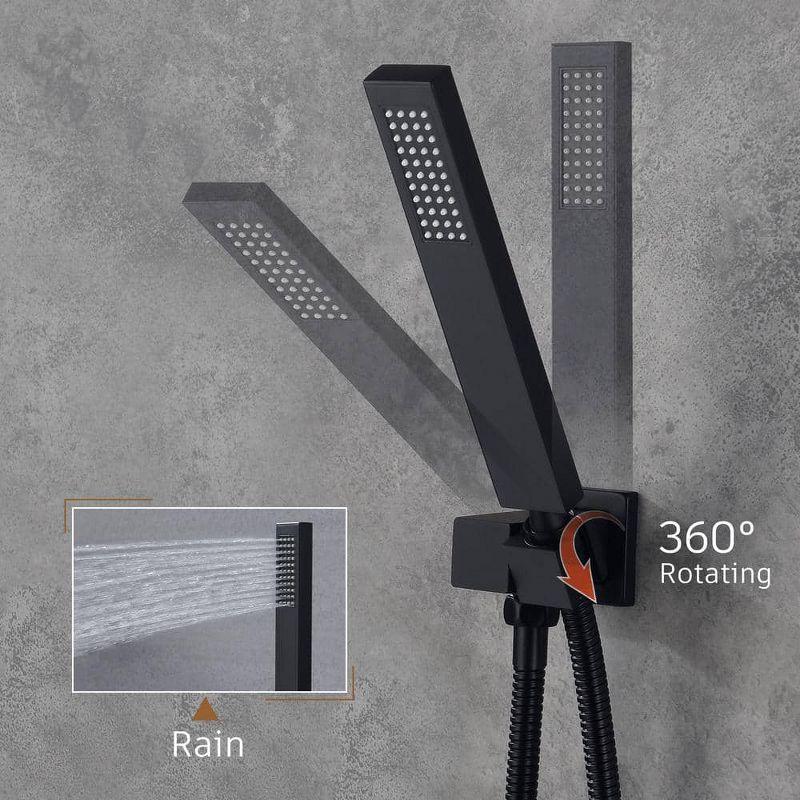 Cascade Bliss Luxury Complete Shower System with Rough-in Valve