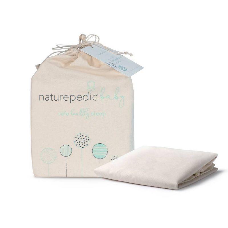 Naturepedic Waterproof Organic Crib Mattress Protector Pad