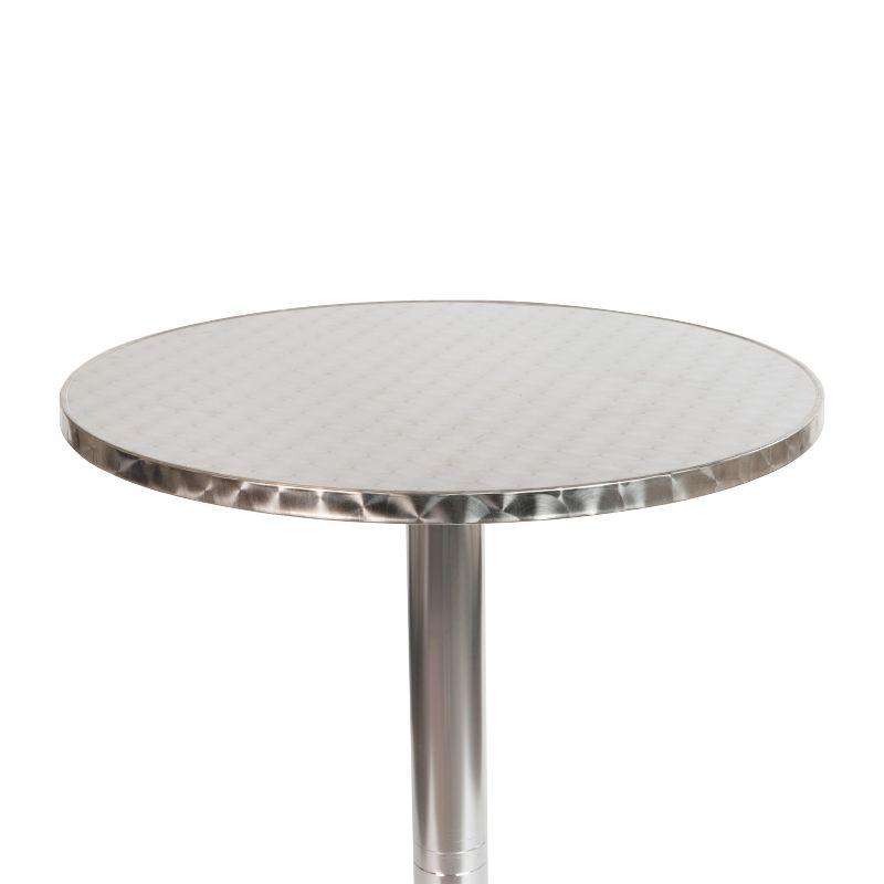 Flash Furniture 23.5" Round Aluminum Indoor-Outdoor Bar Height Table