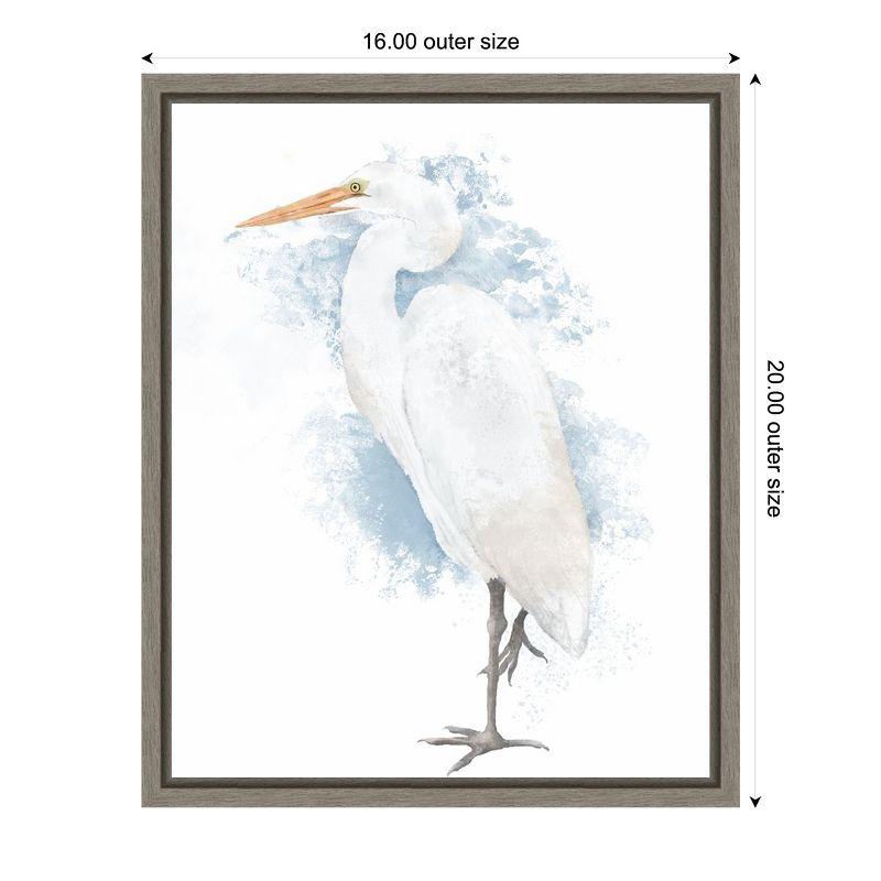 Amanti Art Coastal Heron I by Jade Reynolds Canvas Wall Art Print Framed 16 x 20-in.