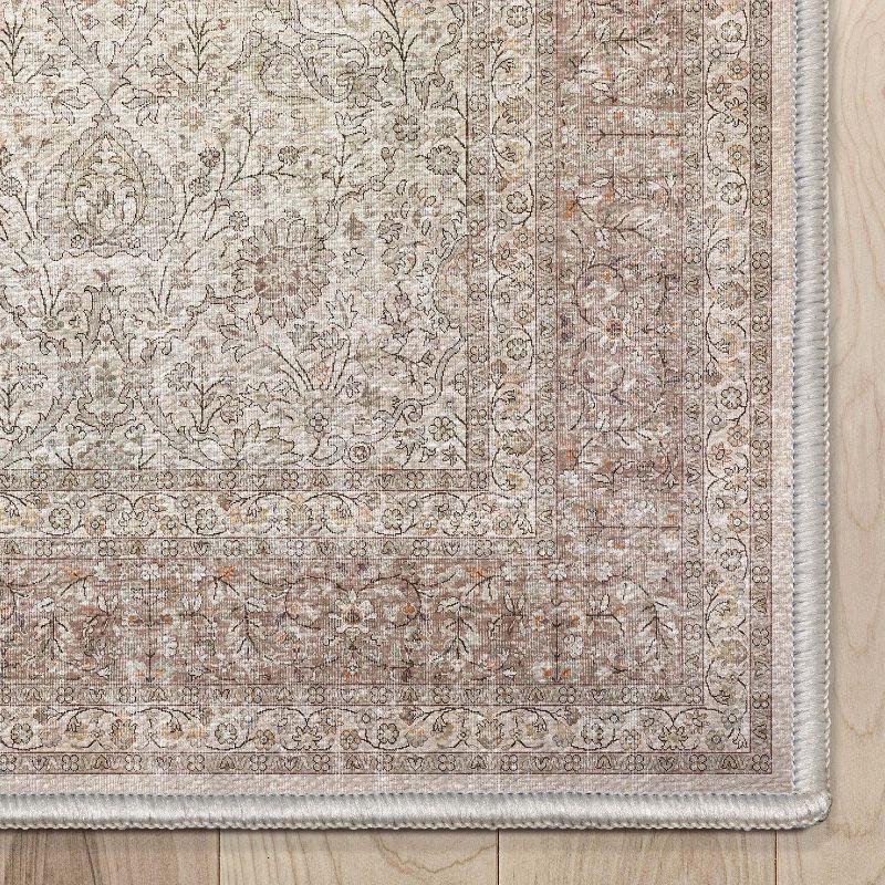 Well Woven Isolde Flatweave Vintage Oriental 5'3" x 7'3" Area Rug Beige