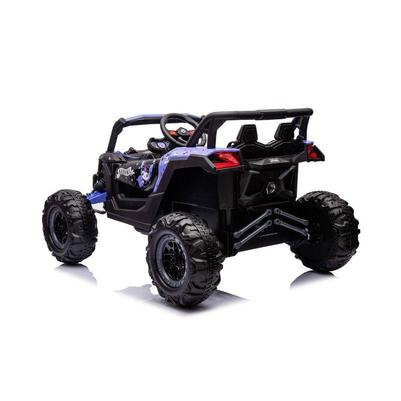 Kool Karz Kuromi 12V Adventure UTV Ride On Toy Car with Remote Control - Black