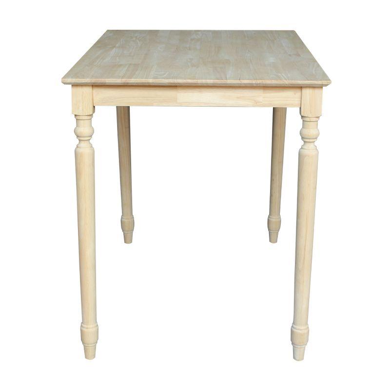 International Concepts Turned Counter Height Solid Wood Dining Table
