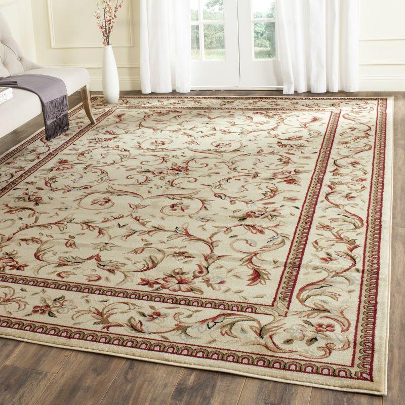 Lyndhurst LNH322 Power Loomed Area Rug - Ivory/Ivory - 9'x12' - Safavieh