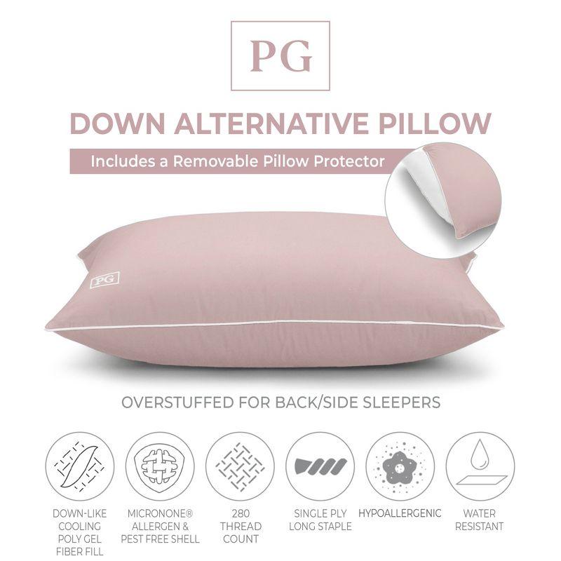 Pillow Gal - SINGLE - Down ALTERNATIVE - FIRM / Overstuffed Pillow