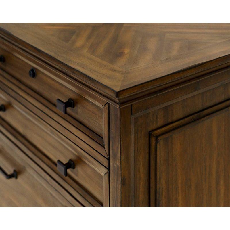 Porter Traditional Wood Lateral File Brown - Martin Furniture: 2-Drawer, No Assembly, 34"W x 22"D x 30"H