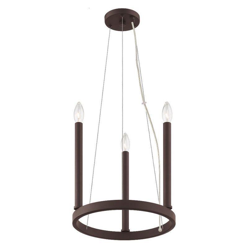 Livex Lighting Alpine 3 - Light Chandelier in  Bronze