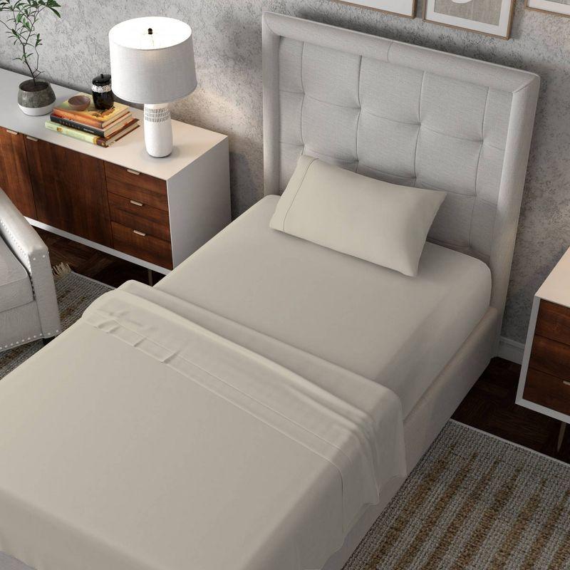 Aireolux Luxury 100% Cotton 600TC Ultra-Soft & Silky Wrinkle-Resistant Sheet Set