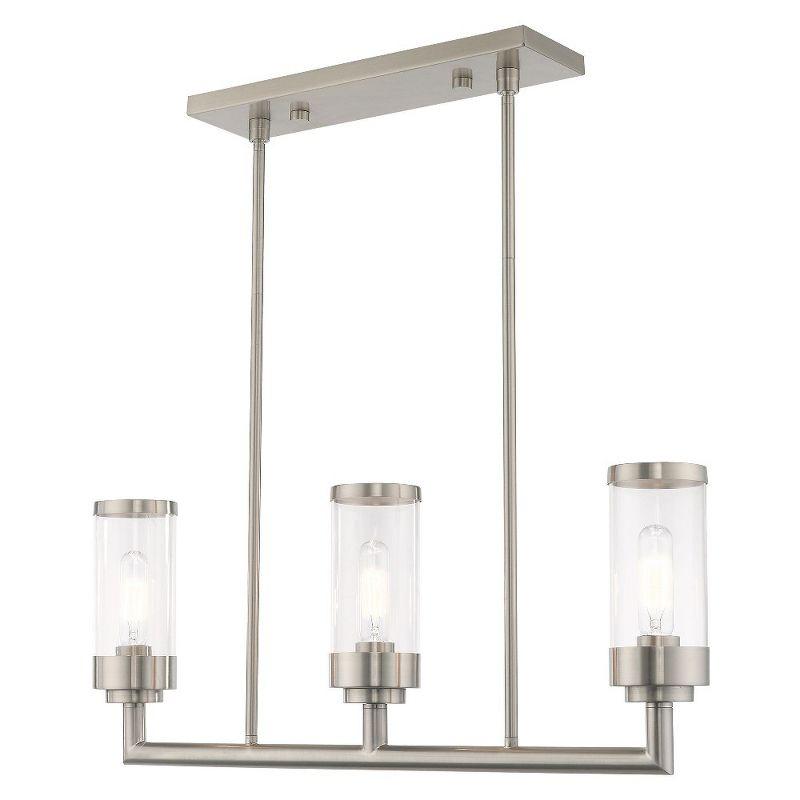 Livex Lighting Hillcrest 3 - Light Chandelier in  Brushed Nickel