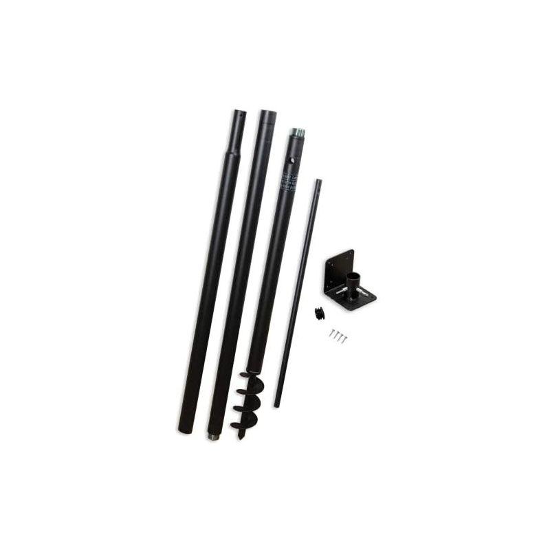 Universal Mounting Pole Kit - Great for Post-Mounted Bird Houses and Bird Feeders, Heavy Duty Pole with Threaded Connections