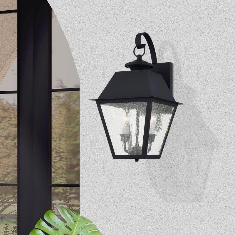 Livex Lighting Mansfield 2 - Light Wall Light in  Black