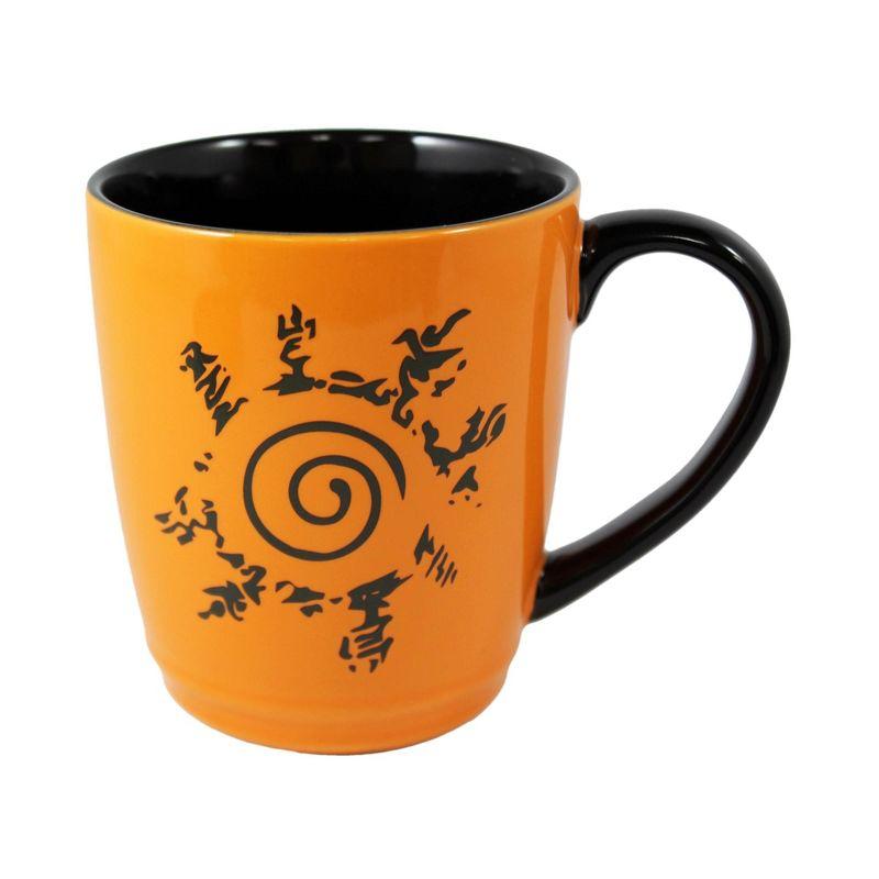 Just Funky Naruto Shippuden Naruto Uzumaki  16oz Ceramic Coffee Mug and Coaster Set