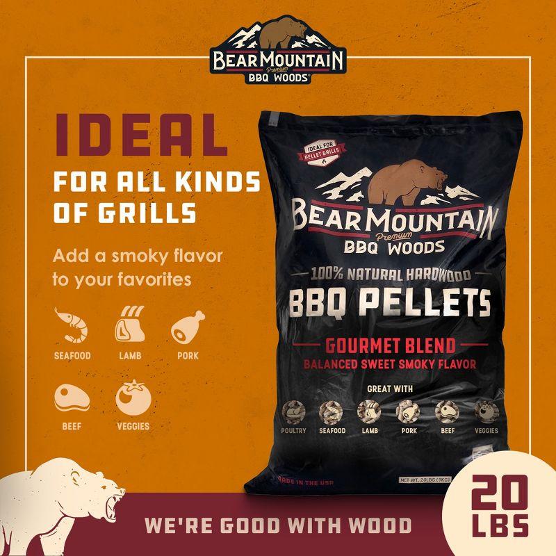 Bear Mountain BBQ Bear Mountain BBQ All-Natural Hardwood Gourmet Blend Smoker Pellets