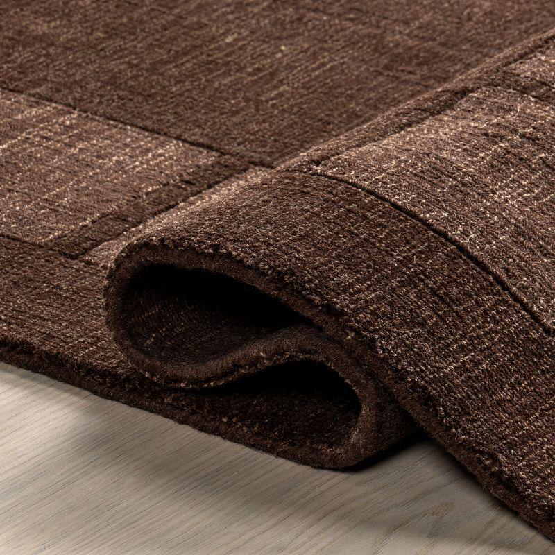 Milchan High Low Wool Blend Area Rug