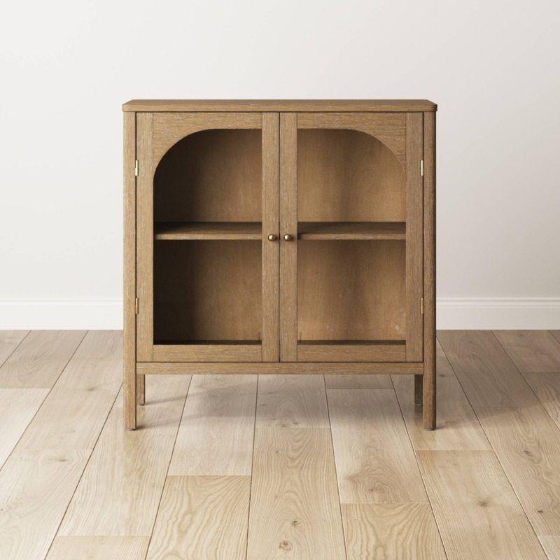 Nathan James Mason Console Cabinet with Doors Brown