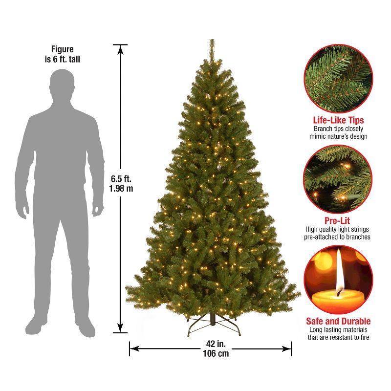 Prelit North Valley Spruce Artificial Christmas Tree Clear Lights - National Tree Company