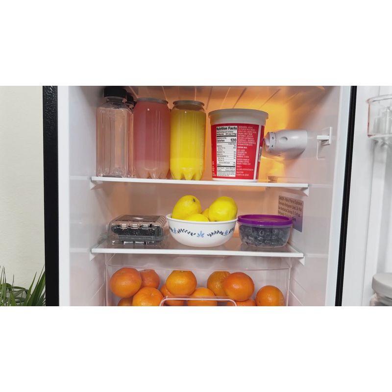 Frigidaire 3.2-Cu Ft. 2-Door Retro Compact Bar Fridge With Freezer And Side Bottle Opener