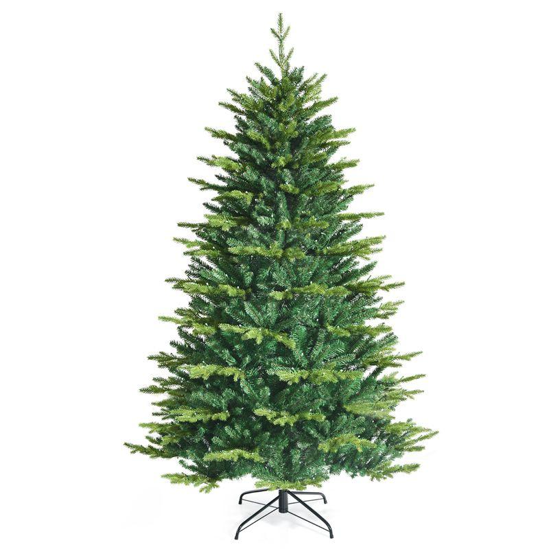 The Holiday Aisle® 6/7/8ft App Controlled Christmas Tree, Pe/pvc Xmas Tree W/ Color Changing Led Lights