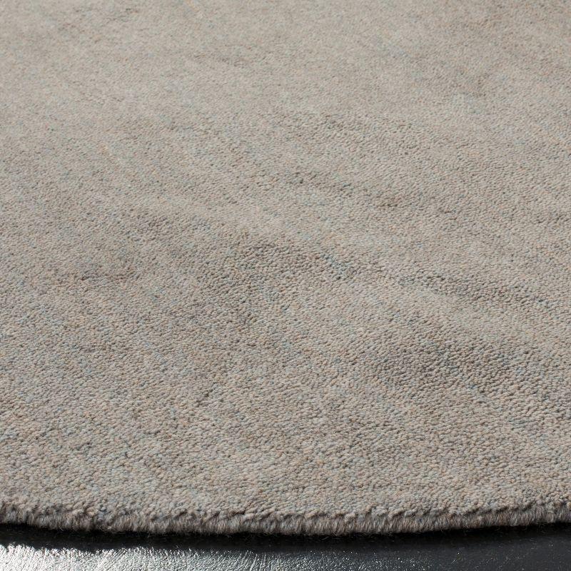 Himalaya HIM610 Handmade Area Rug - 8' Round - Grey - Safavieh