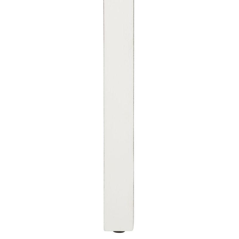 Ajana 1 Drawer Accent Table - Distressed White - Safavieh.