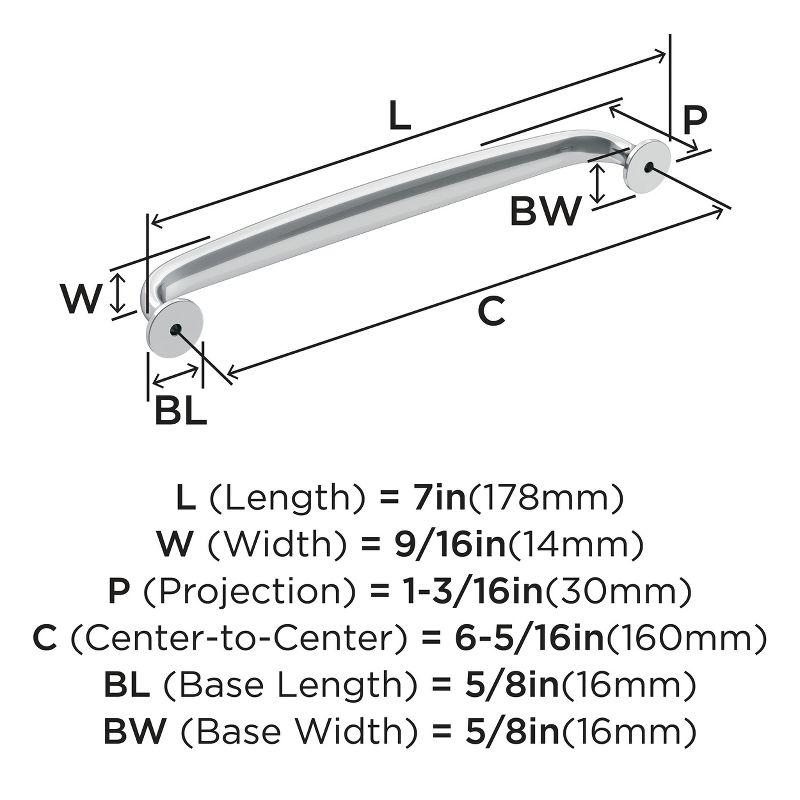 Renown 6 5/16" Center To Center Arch Pull