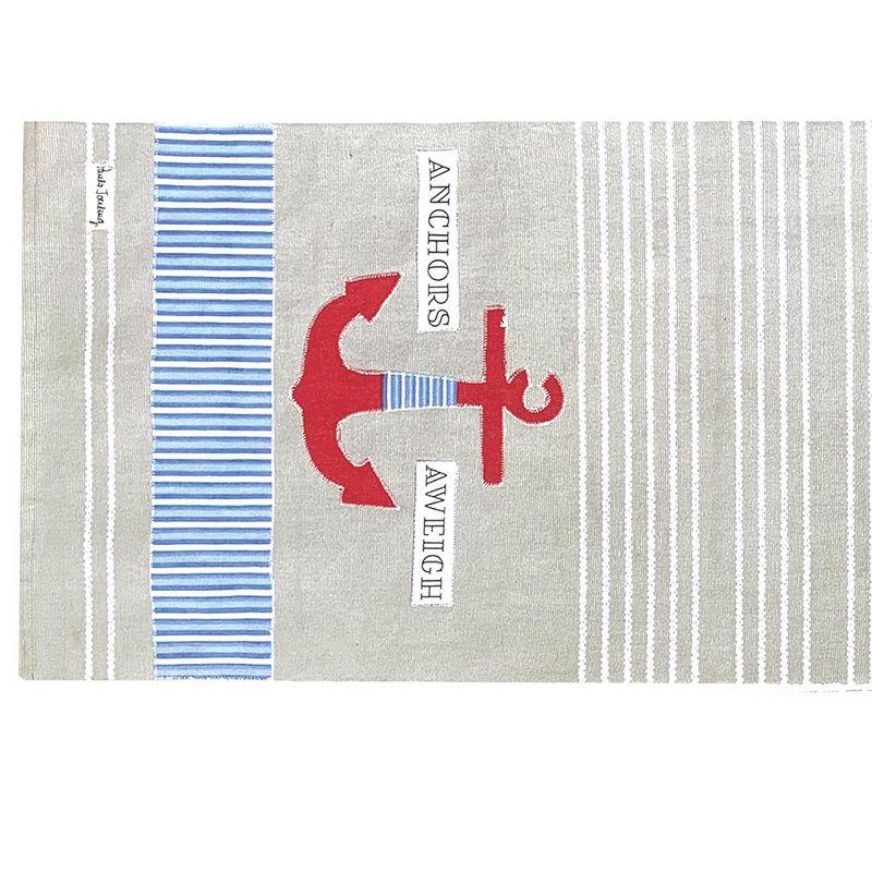 C&F Home 14" x 72" Anchor Stripe Table Runner