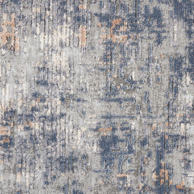 Nourison Rustic Textures Abstract Indoor Area Rug Grey/Beige 3'11" x 5'11"