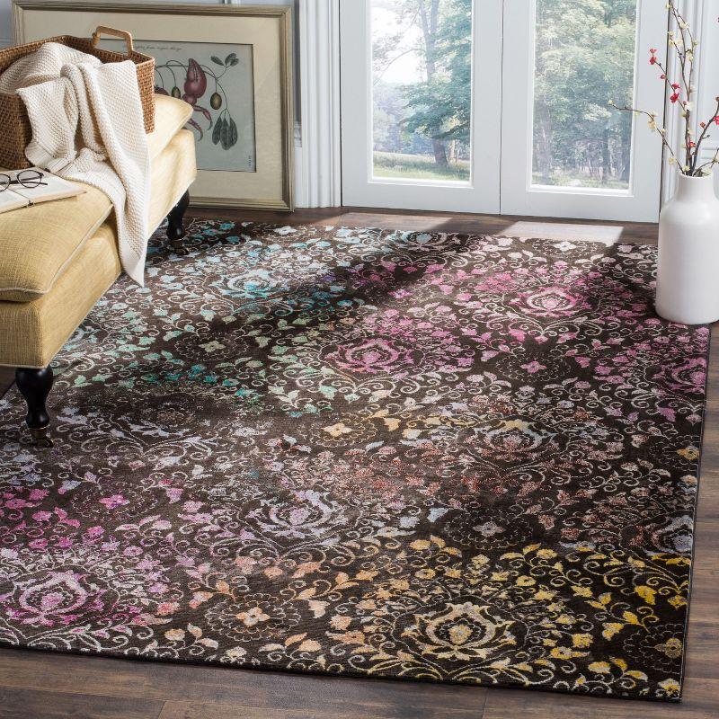 Aria Modern Heirloom Brown & Multi 9' x 12' Reversible Area Rug