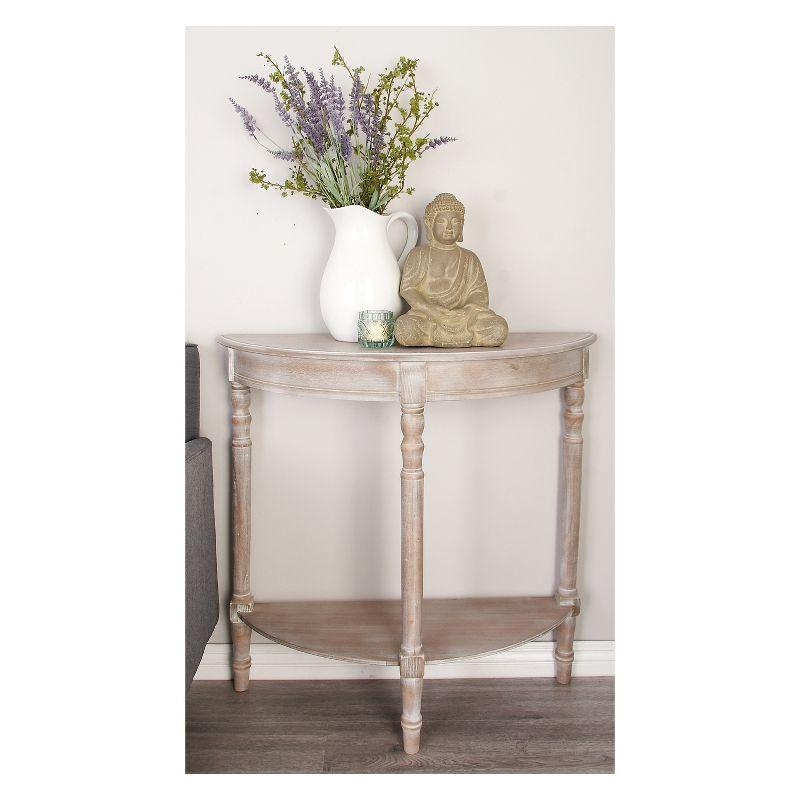 Ophelia & Co. Mcbroom Wood Half Moon 1 Shelf Console Table