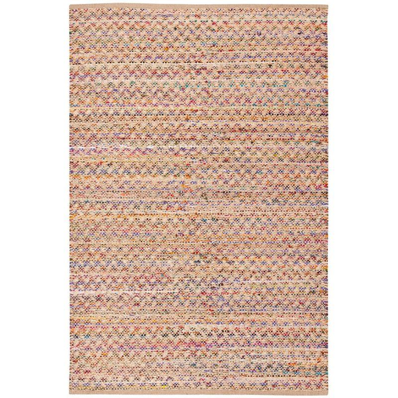 Cape Cod CAP305 Hand Woven Area Rug - Red/Natural - 6'x9' - Safavieh..