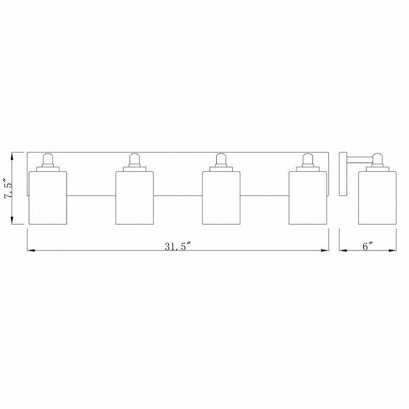 Z-Lite Soledad 4 - Light Vanity in  Brushed Gold