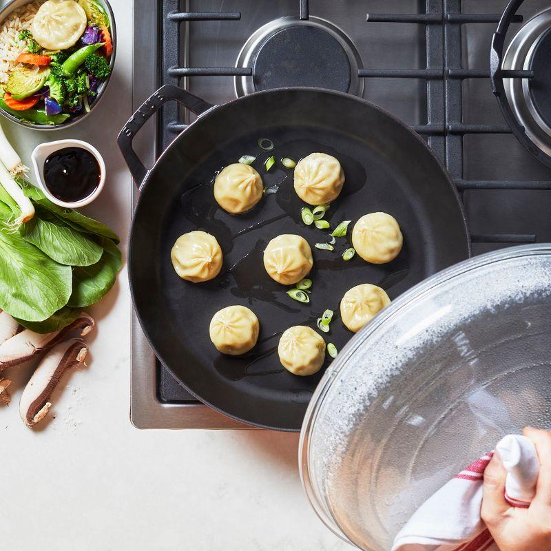 Staub Cast Iron 12-inch Braiser with Glass Lid