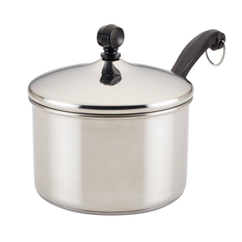 Farberware Classic 2-Quart Silver Stainless Steel Saucepan with Lid