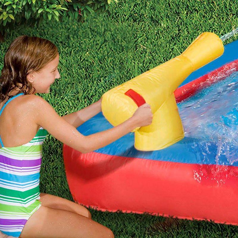 Banzai 16' x 16' Inflatable Water Slide with Air Blower