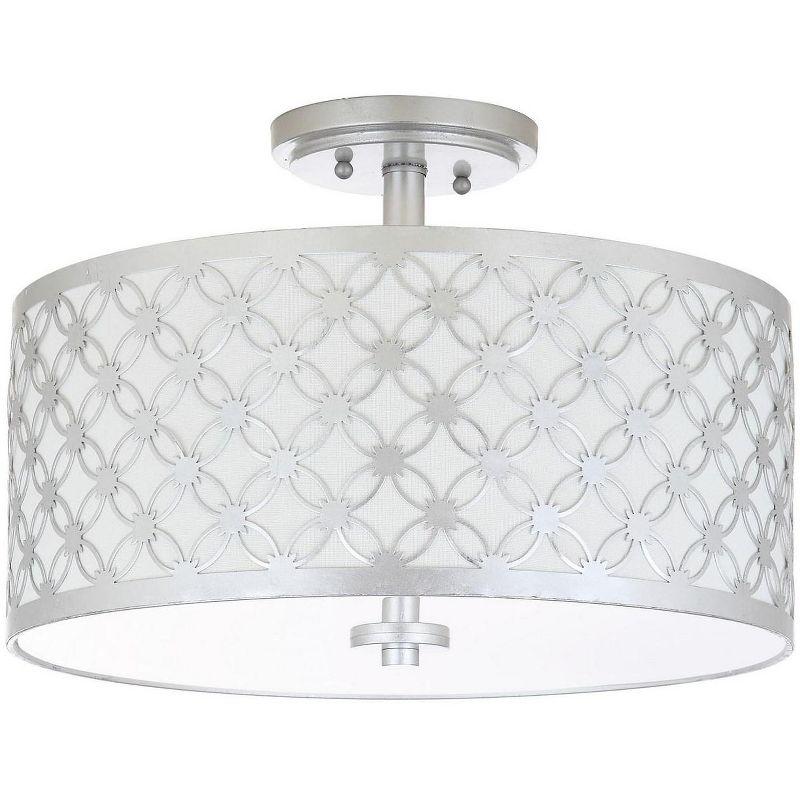 Hutch Flush Mount - FLU4002 - Silver - Safavieh