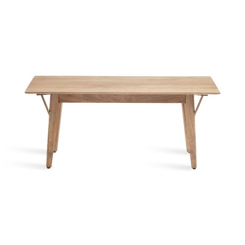 Kate and Laurel McCutcheon Rectangle Wooden Bench