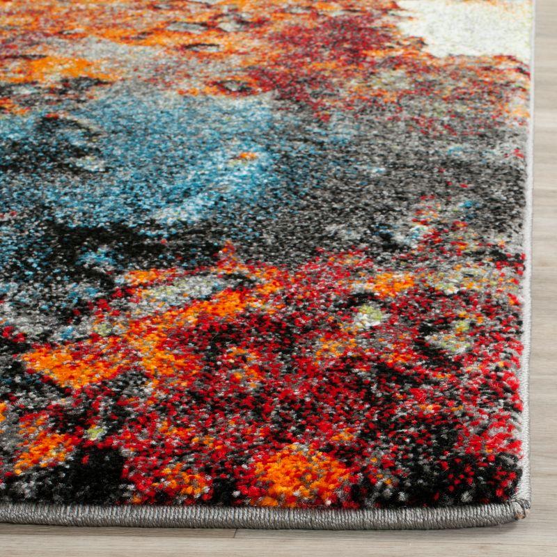 Glacier GLA125 Power Loomed Indoor Accent Rug - Blue/Multi - 3'x3' - Safavieh