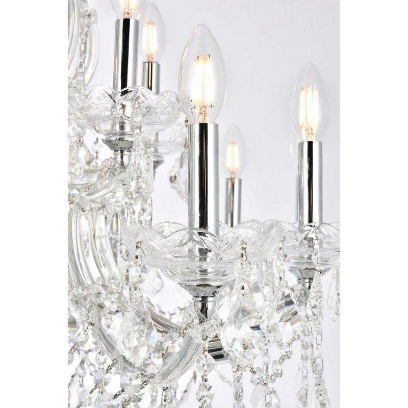 Elegant Lighting Maria Theresa 19 - Light Chandelier in  Chrome