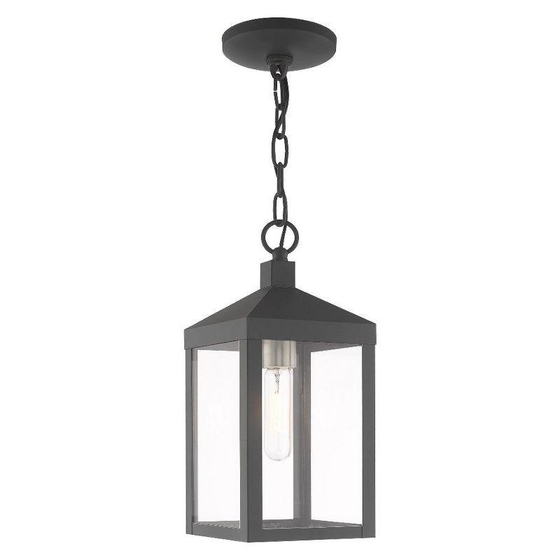 Livex Lighting Nyack 1 - Light Pendant in  Scandinavian Gray